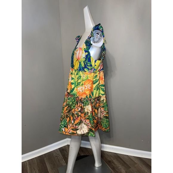 Farm Rio
Caipirinha Tiered Cotton Minidress - Picture 8 of 10